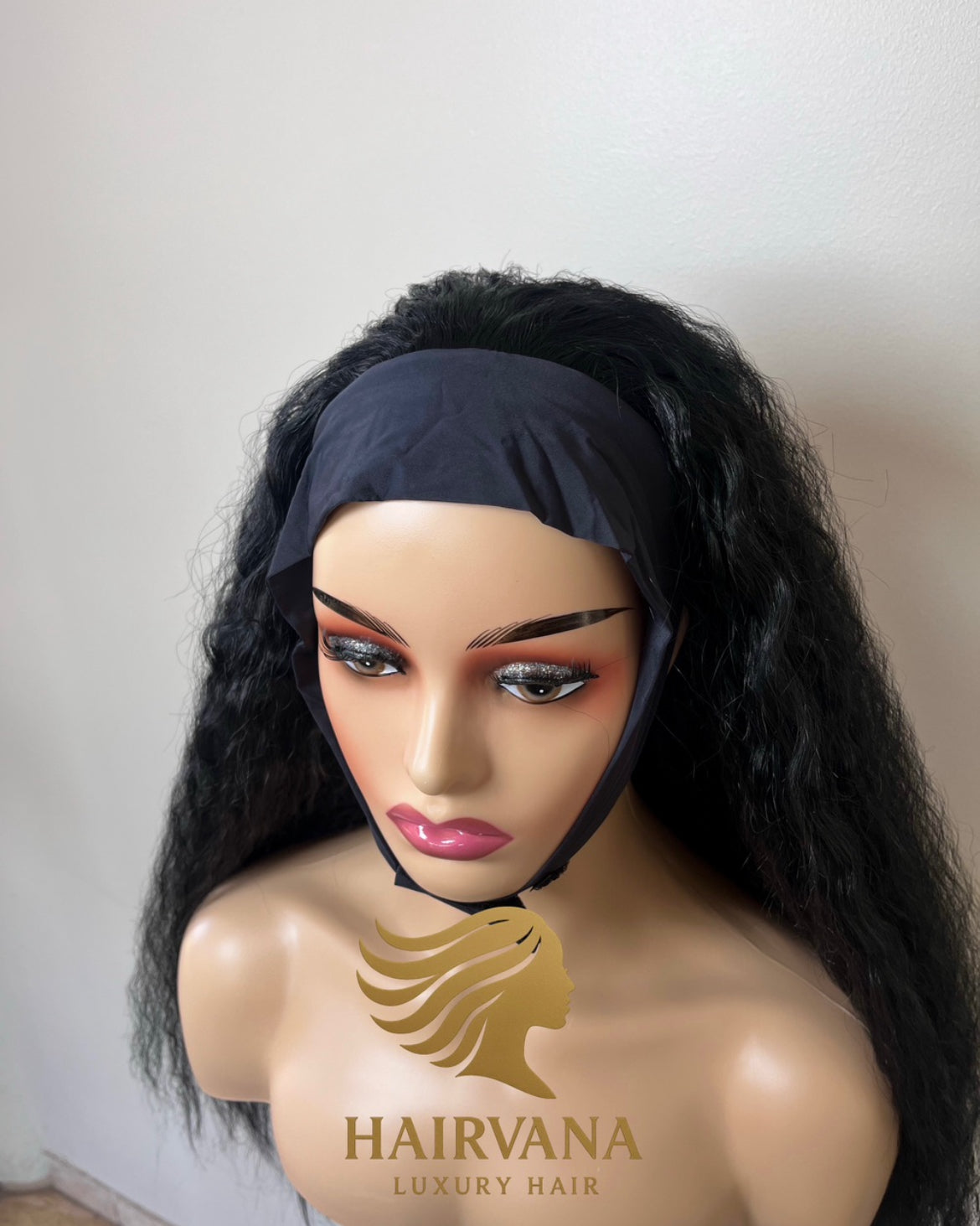 Kinky Curly Headband (1B)