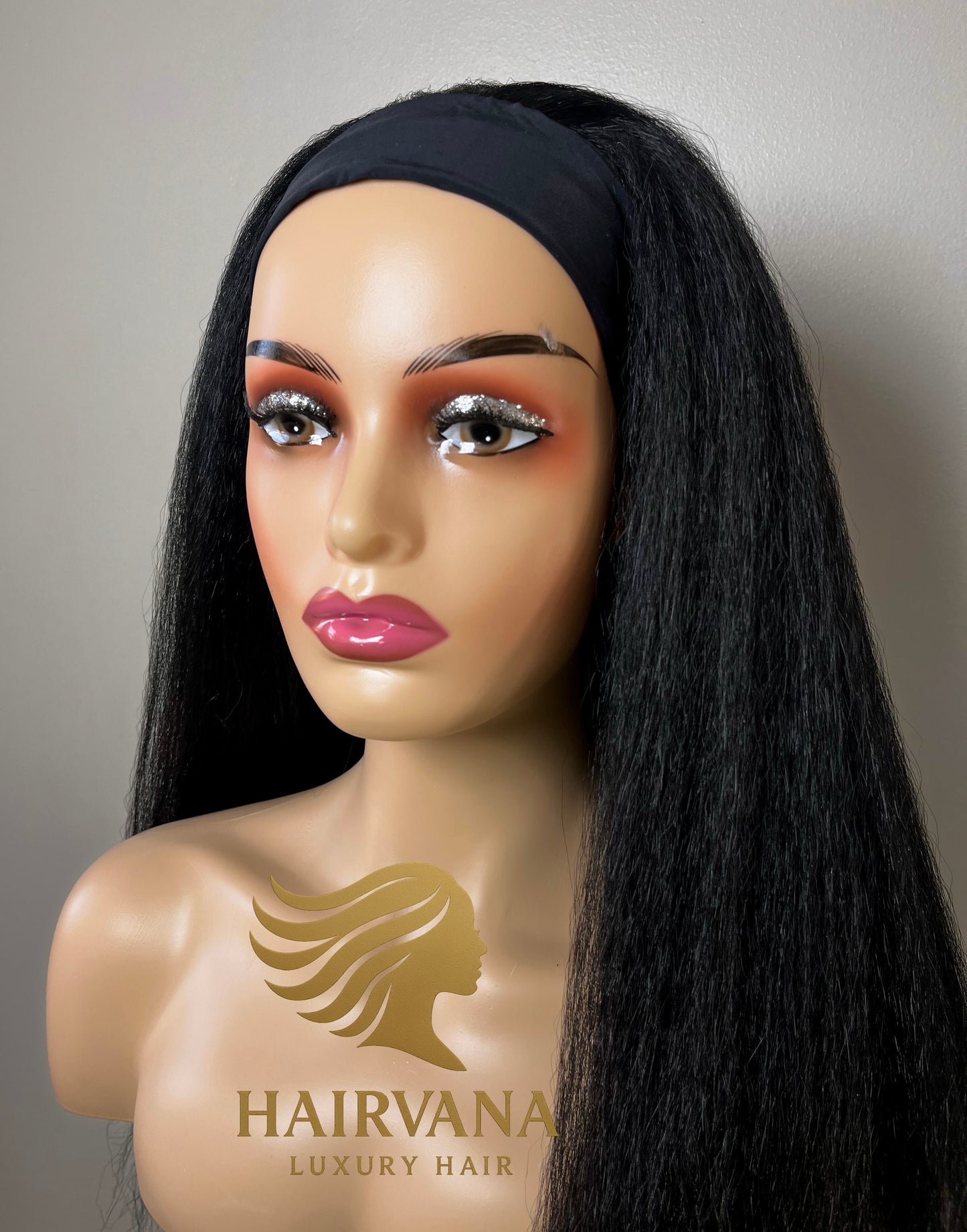 Kinky Straight Headband (1B)