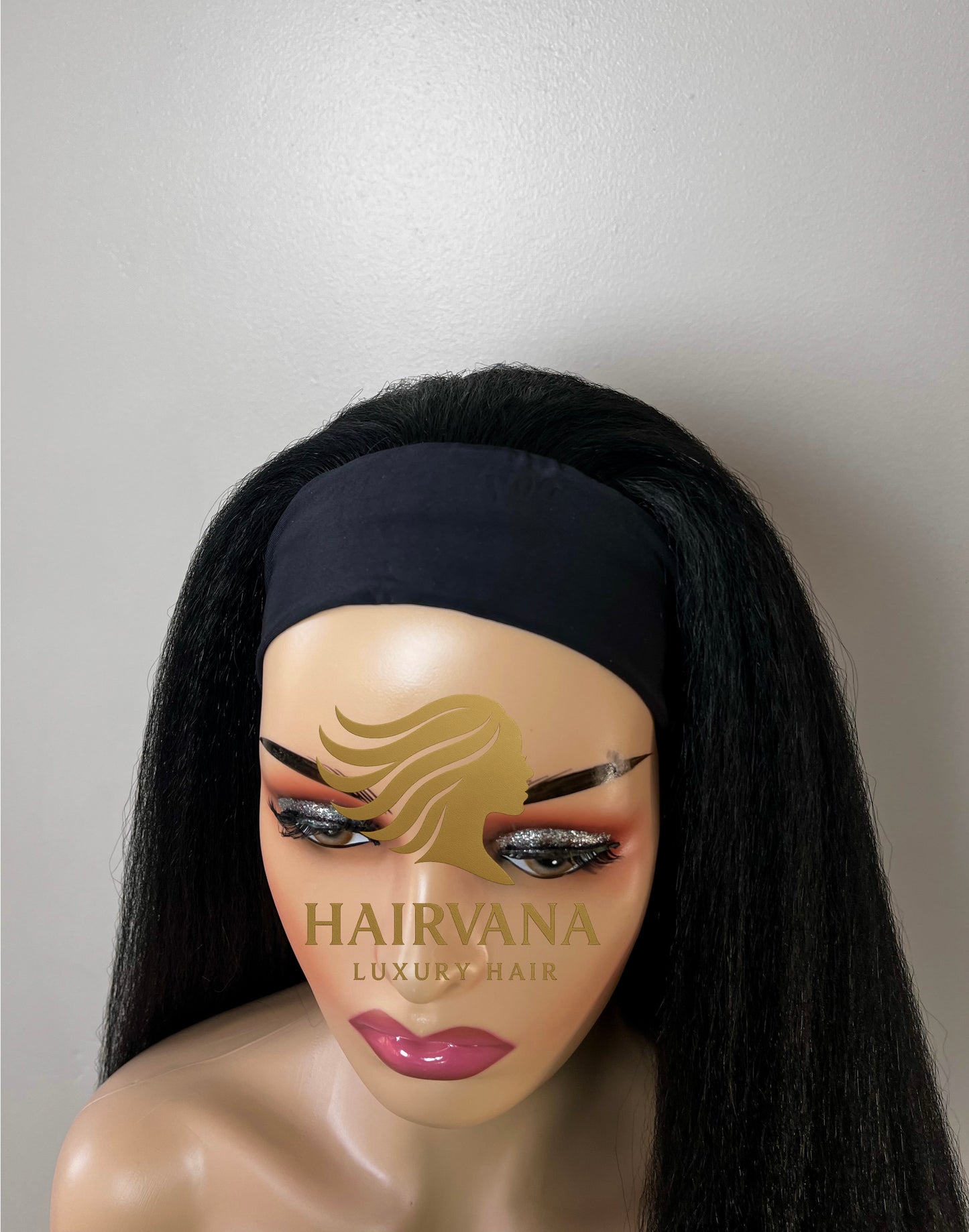 Kinky Straight Headband (1B)