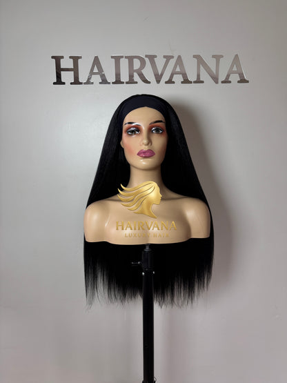 Yaki Straight Headband Wig (1B)